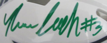 Nolan Smith Signed/Auto Salute To Service Mini Football Helmet Eagles Jsa 193469