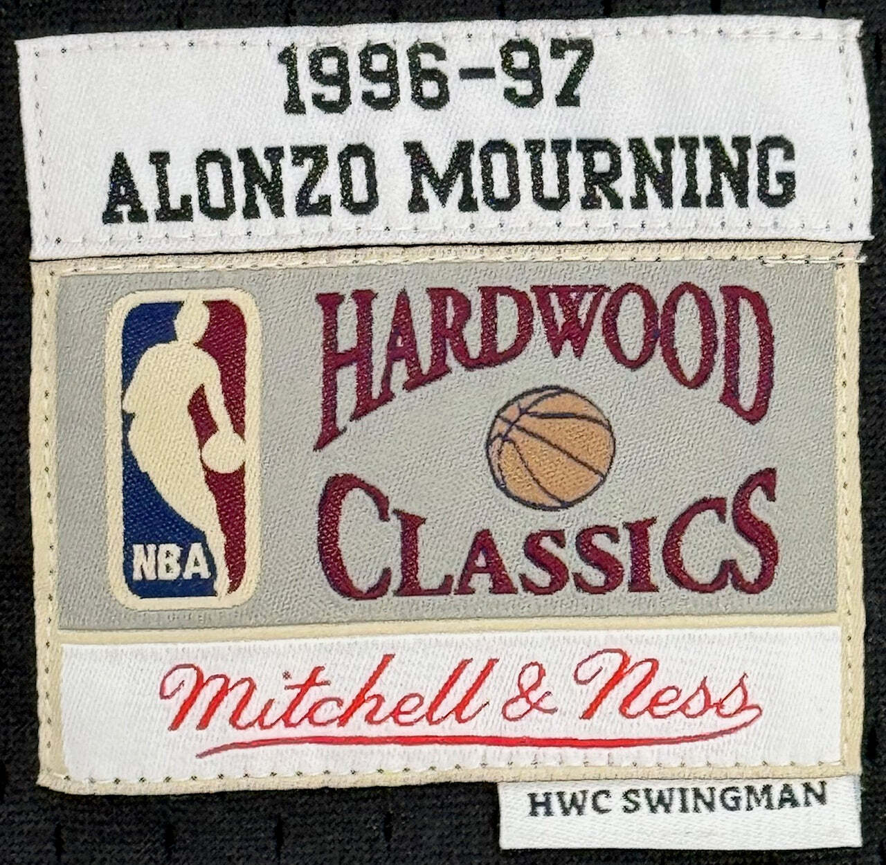 Alonzo Mourning Autographed Mitchell & Ness Authentic Jersey (Jsa)