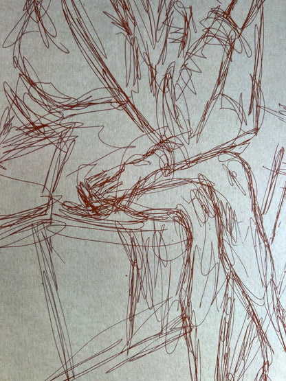Alberto Giacometti Lithograph ( Coa Signed In Pen) Numbered By Hand