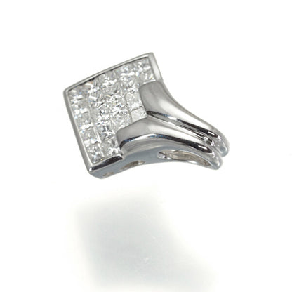 Diamond 0.60Ct Mystery-Setting Pendant 18K 750