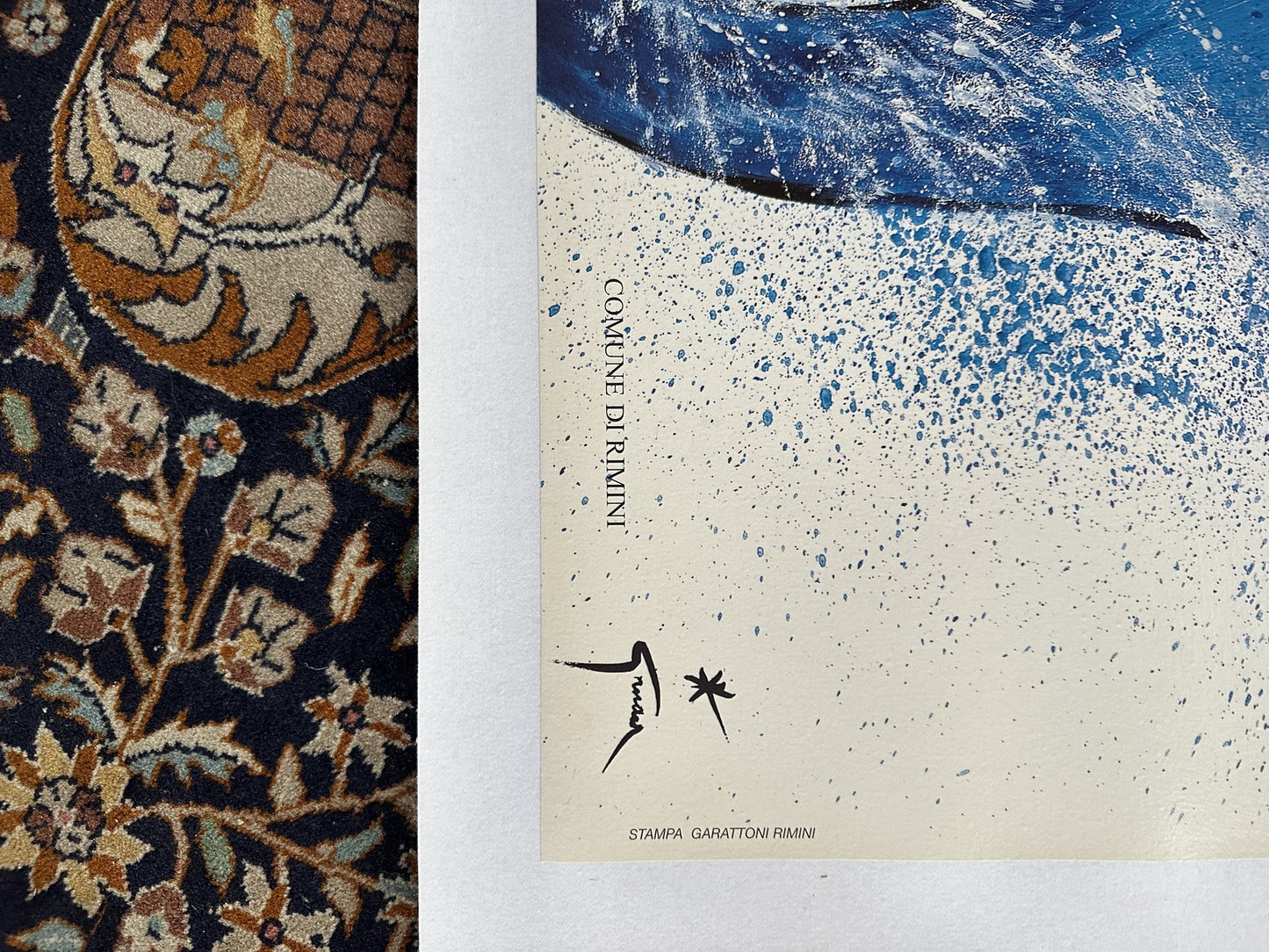 Rimini Rene Gruau Mermaid Authentic Original Italian Travel Poster From 1993