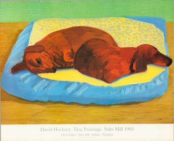 David Hockney Dog Painting 43 