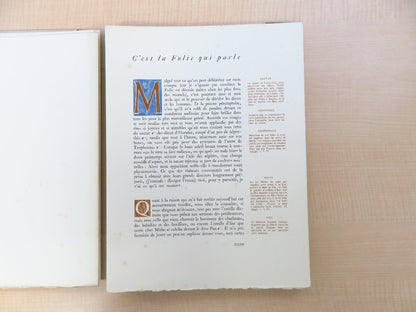 Eloge De La Folie By Erasmus Pierre Mesnard With Etchings By Pierre Yves Tremois