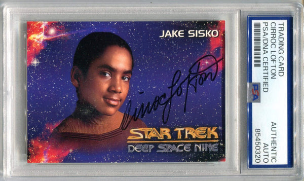 Cirroc Lofton 1993 Star Trek Deep Space Nine Psa Authentic Auto Card