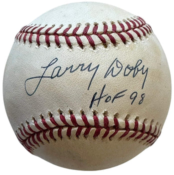 Larry Doby Autographed Official American League Baseball (Jsa)