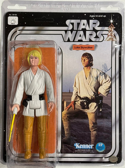 Sealed Mark Hamill Signed Princess Luke Skywalker Star Wars Kenner Action Figure