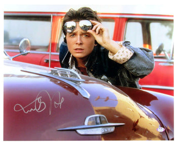 Michael J Fox Signed/Auto 16X20 Back To The