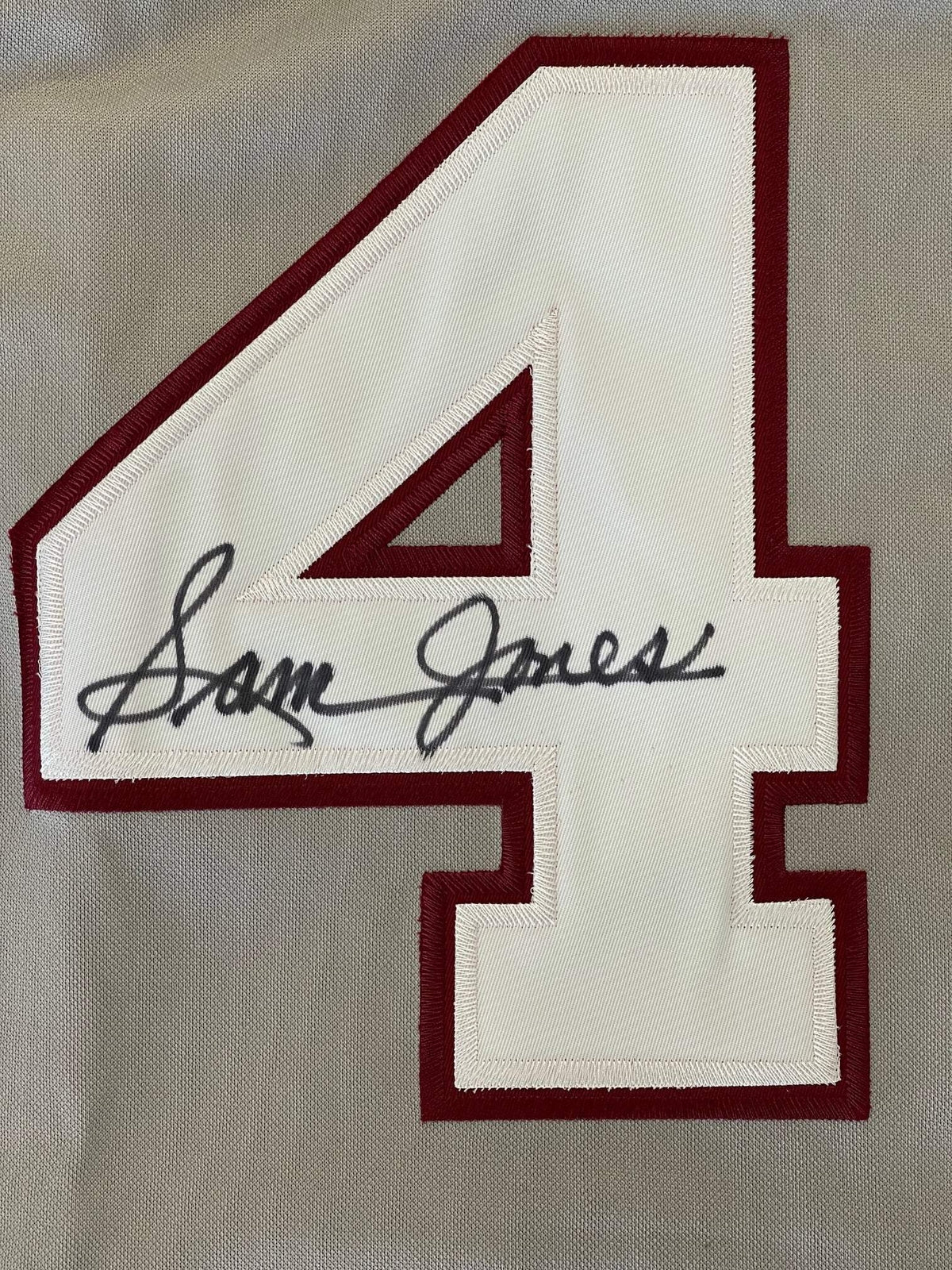 Sam Jones Autographed Xxl North Carolina Central Jersey