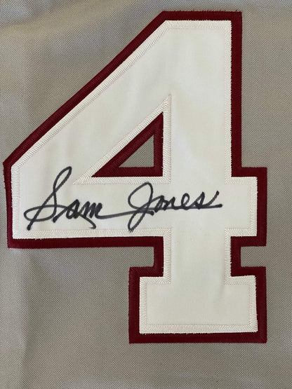 Sam Jones Autographed Xxl North Carolina Central Jersey