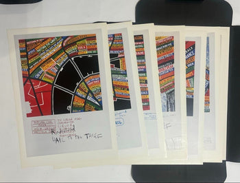 Radiohead Stanley Donwood Hail To The Thief 2003 Lithograph Print Set (8+1)