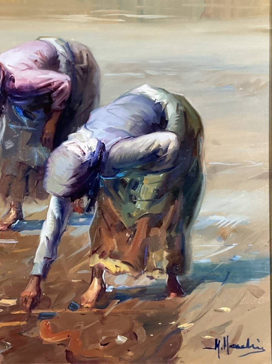 Machi Manuel Original Oil Painting Coastal Spanish Art