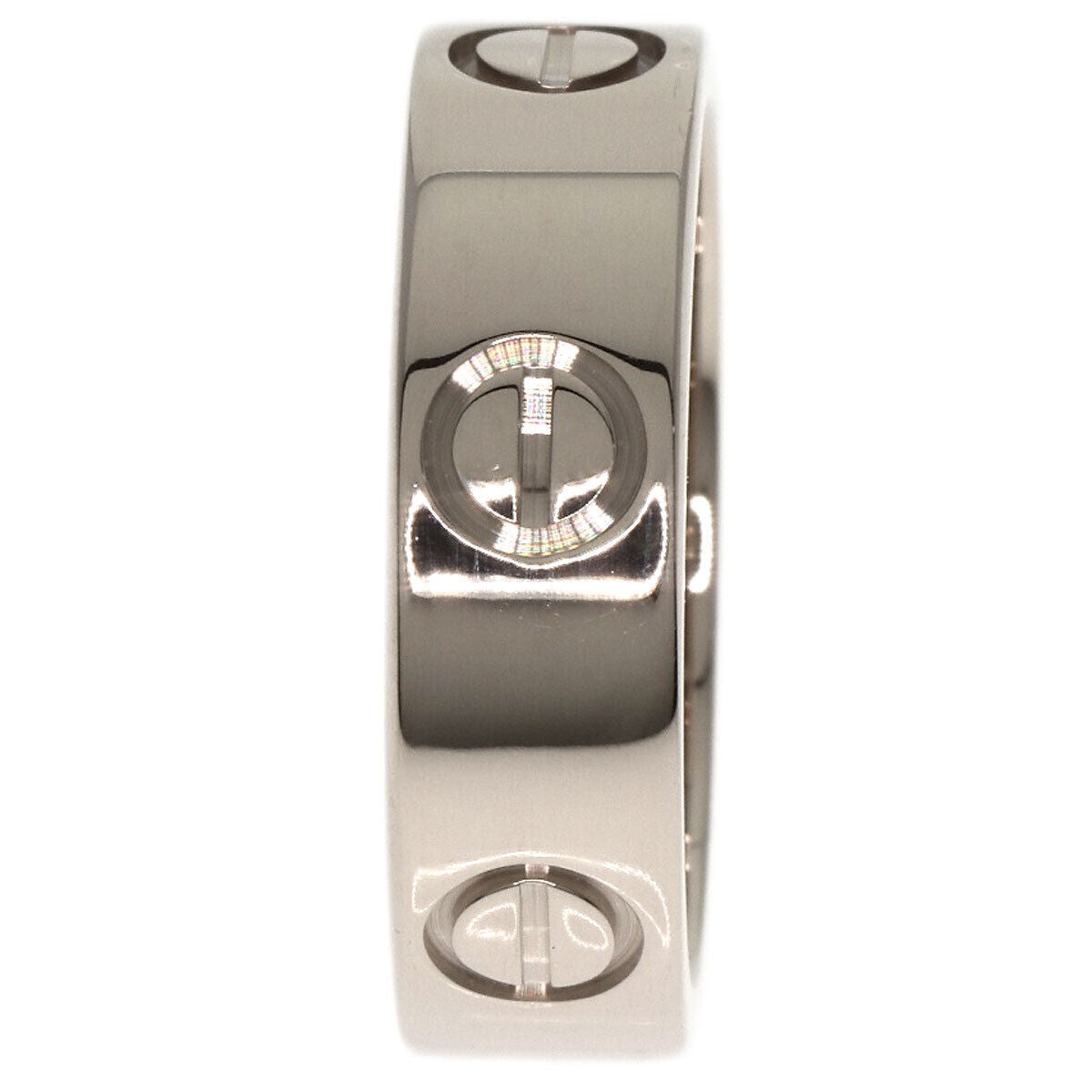 CARTIER   Ring love ring #51 K18 White Gold
