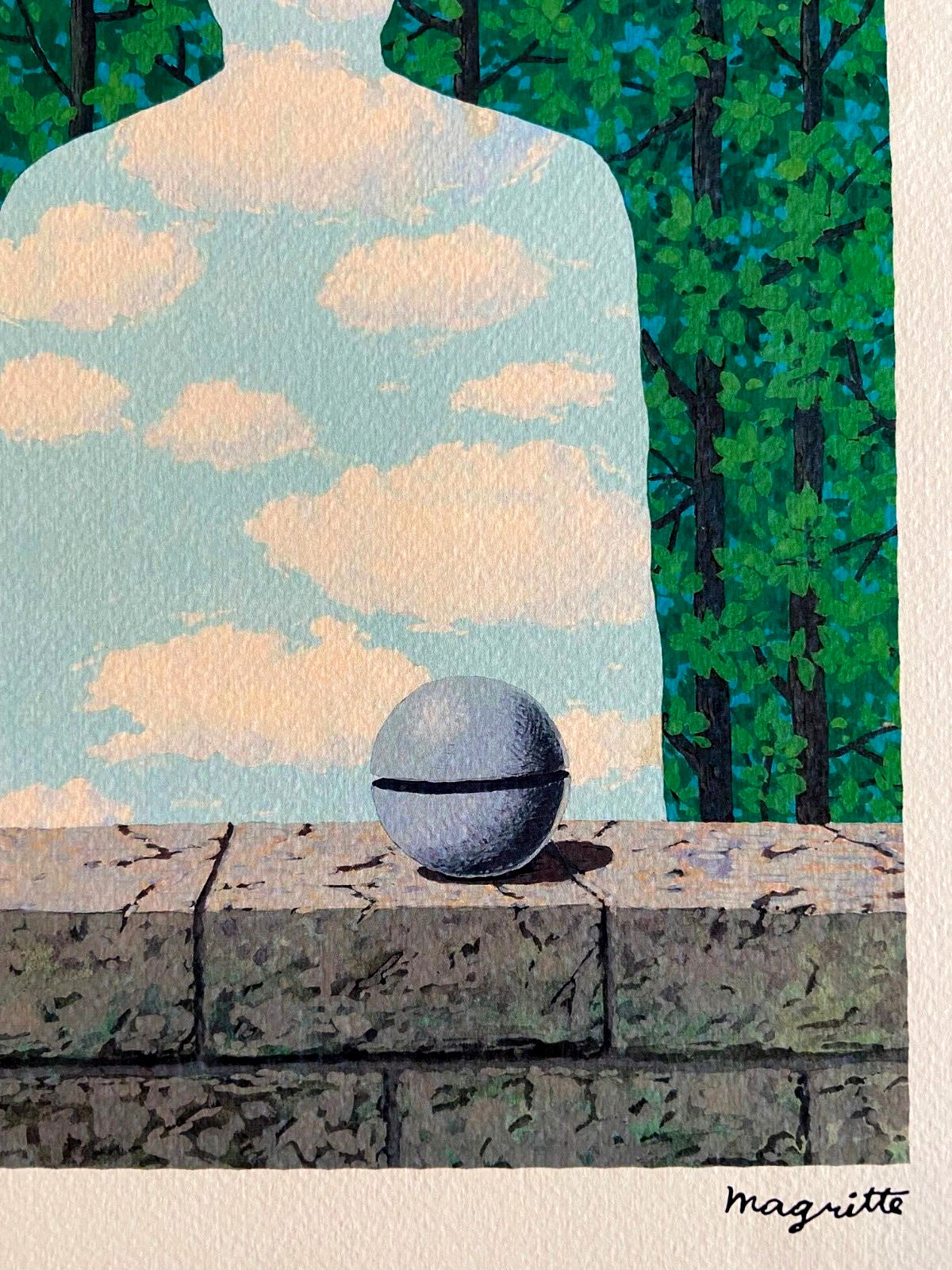 Ren Magritte Lithograph Coa Signed Numbered Hand Limited