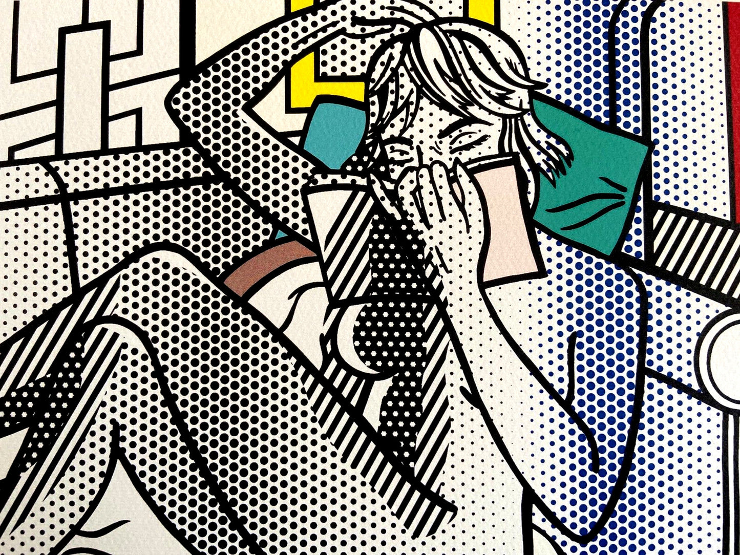 Roy Lichtenstein Lithograph Coa Signed Numbered