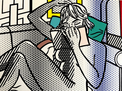 Roy Lichtenstein Lithograph Coa Signed Numbered