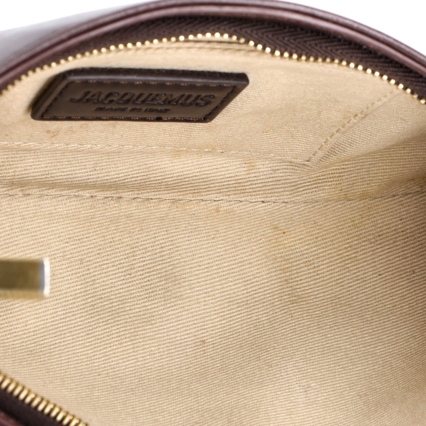 Jacquemus Le Bisou Perle Shoulder Bag Leather