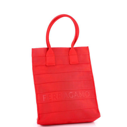 Salvatore Ferragamo Logo Tote Nylon Tall