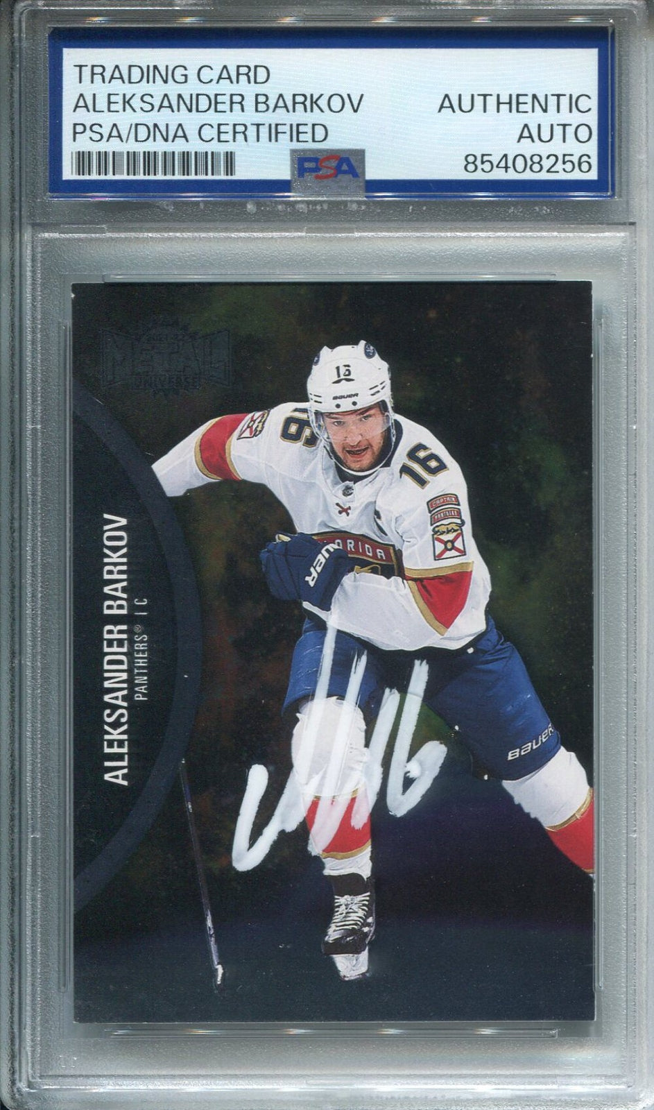Aleksander Barkov Autographed Skybox Card Psa Authentic Auto