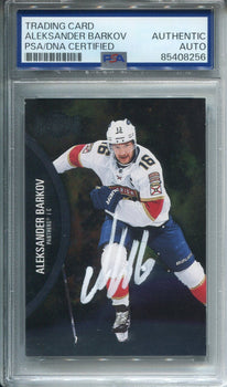 Aleksander Barkov Autographed Skybox Card Psa Authentic Auto