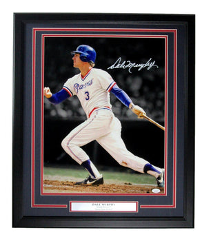 Dale Murphy Autographed 16X20 Photo Framed Atlanta Braves Jsa