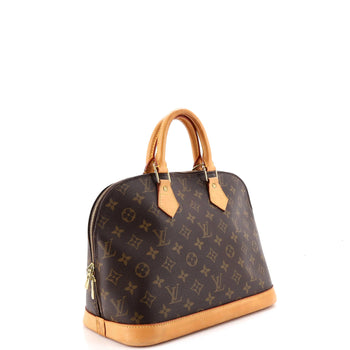 Louis Vuitton Alma Handbag Monogram Canvas Pm