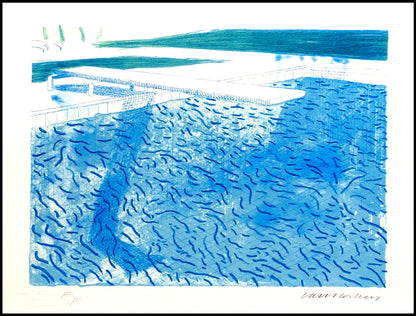 David Hockney Lithograph Coa Signed Numbered Limited 180
