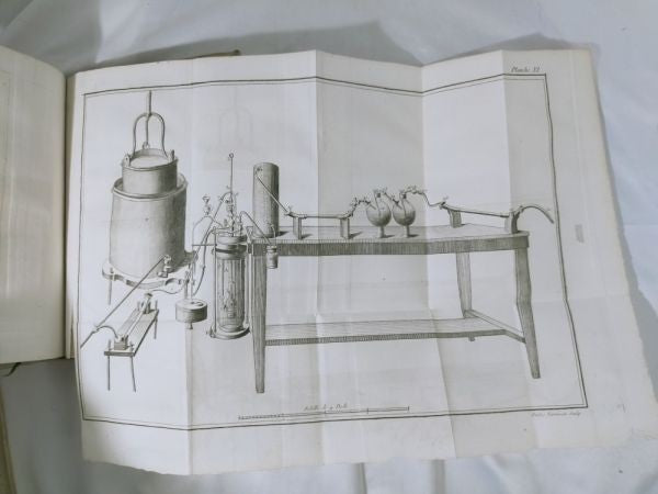 1801 Lavoisier Traite Elementaire De Chimie 3Rd Edition 2 Vols Complete Vellum