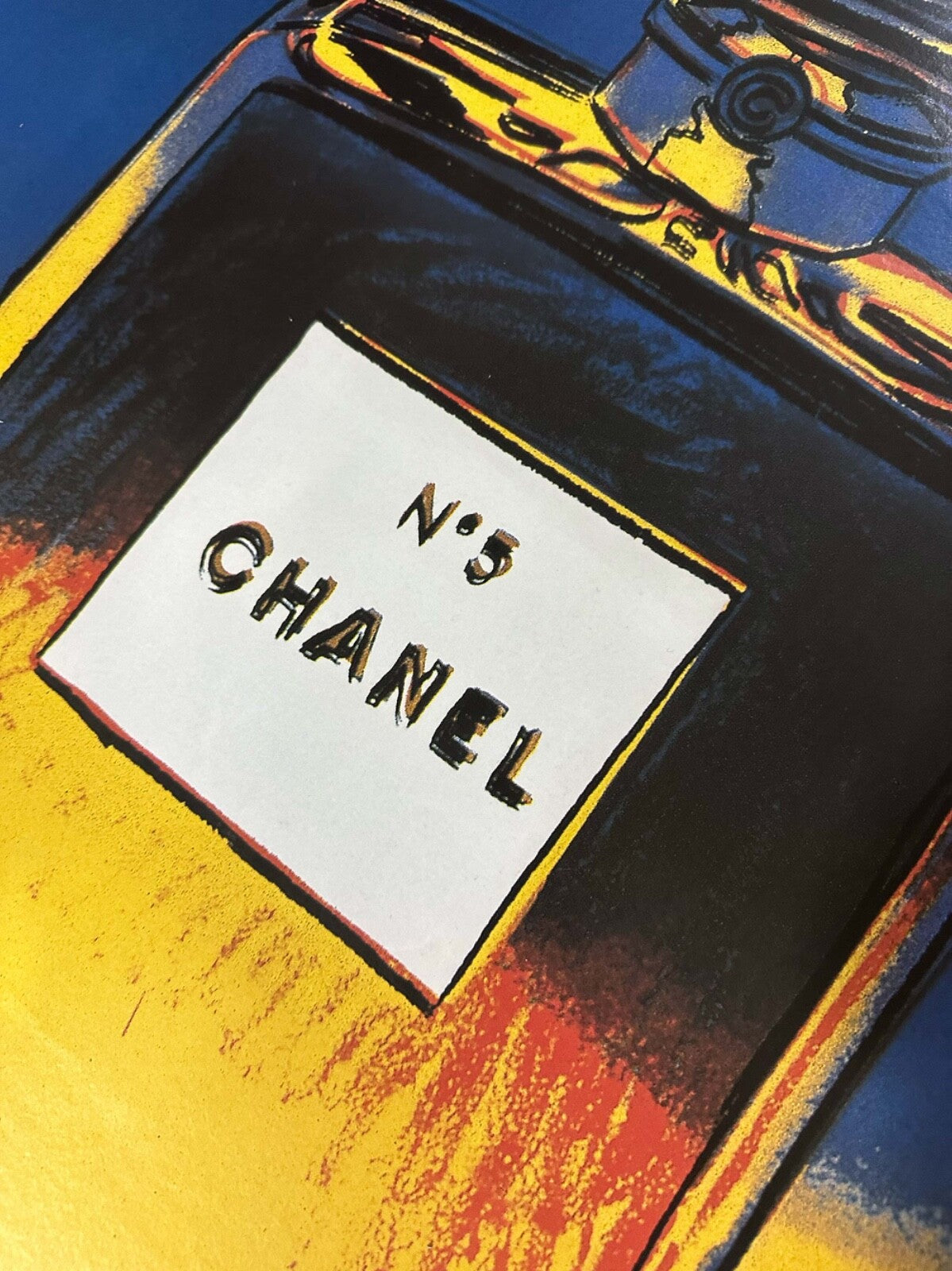 Andy Warhol Chanel  N5 Original Set Of 4 Posters 22 X 29 Inches Each