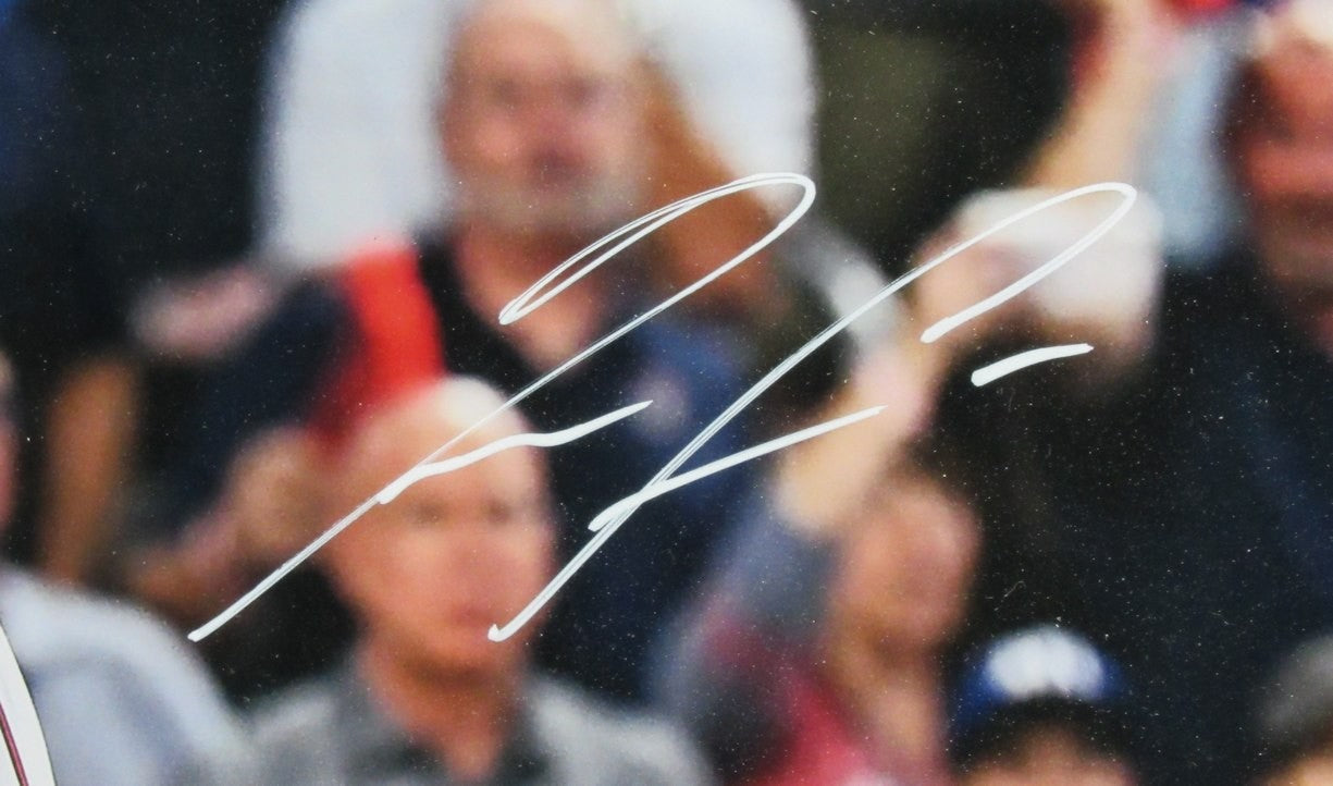 Ronald Acuna Jr. Signed/Autographed 16X20 Photo Braves Framed Beckett 200799