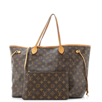 Louis Vuitton Neverfull Nm Tote Monogram Canvas Gm