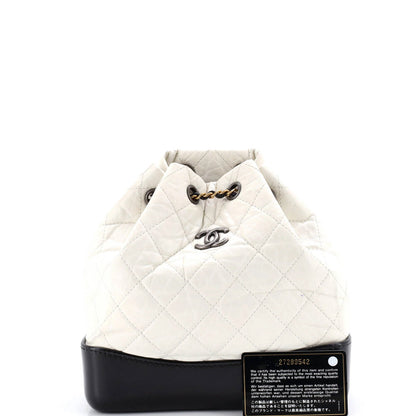 Chanel Gabrielle Backpack Quilted Calfskin Small