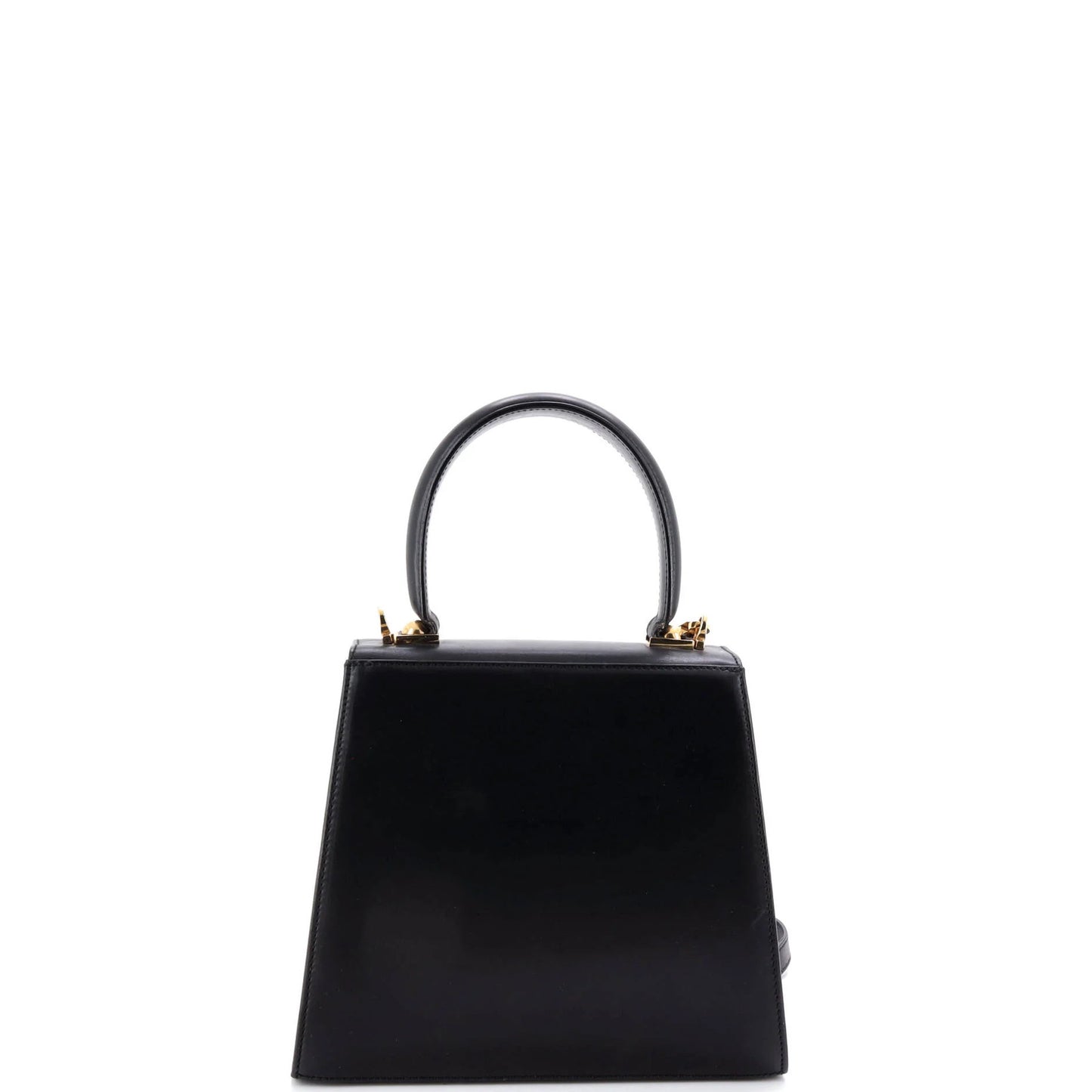 Salvatore Ferragamo Gancini Convertible Top Handle Bag Leather Mini