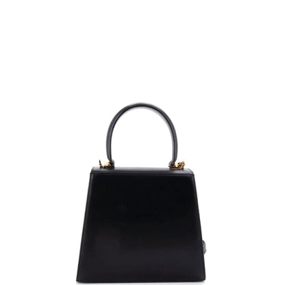 Salvatore Ferragamo Gancini Convertible Top Handle Bag Leather Mini