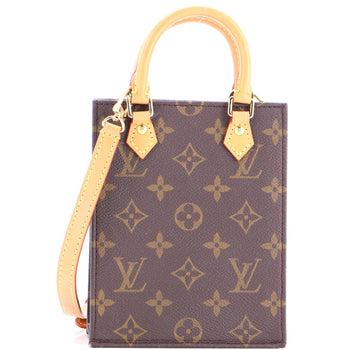 Louis Vuitton Petit Sac Plat Bag Monogram Canvas