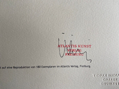 Jean-Michel-Basquiat, Lithograph Coa - Original Signed Numbered In Pencil