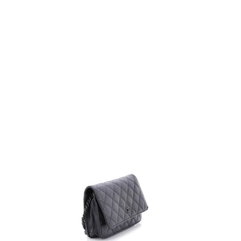 Chanel So Black Wallet On Chain Quilted Lambskin