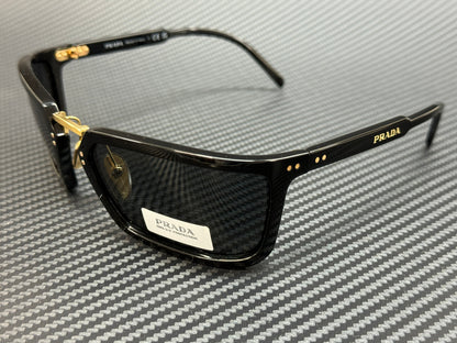 Prada Pr A11S 1Ab5S0 Black Dark Grey Men'S 62 Mm