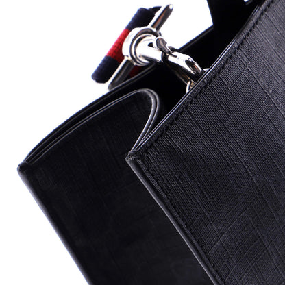 Gucci Convertible Soft Open Tote Gg Coated Canvas Tall