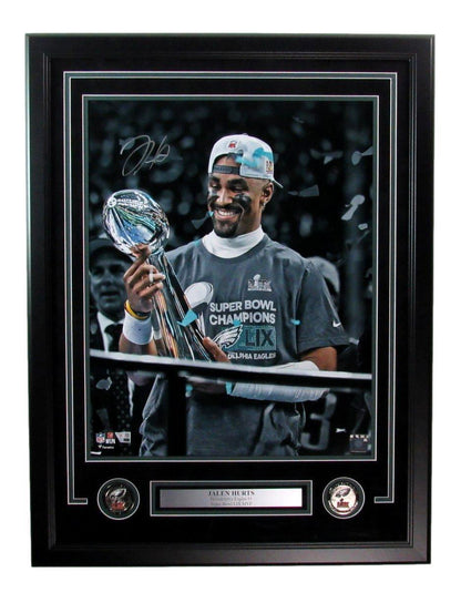 Jalen Hurts Autographed 16X20 Super Bowl Lix