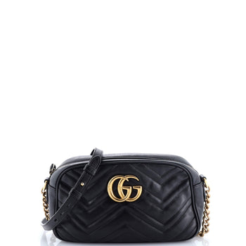 Gucci Gg Marmont Shoulder Bag Matelasse Leather Small