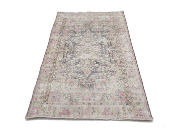 Vintage Antique Distressed Oriental Rug Brown