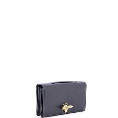 Christian Dior Bee Clutch Leather