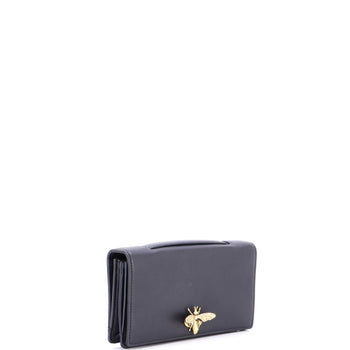 Christian Dior Bee Clutch Leather