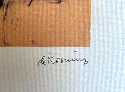 Willem De Kooning Lithograph Guggenheim Museum Numbered Signed Op Mark Rothko