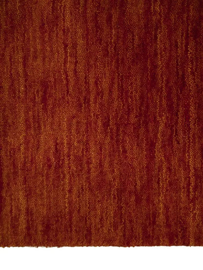 Contemporary Gabbeh Modern Rug Orange Tribal