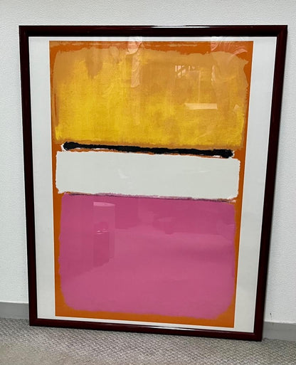 Mark Rothko "White Center" 1950  Limited Silk Screen By Pierre Dharville