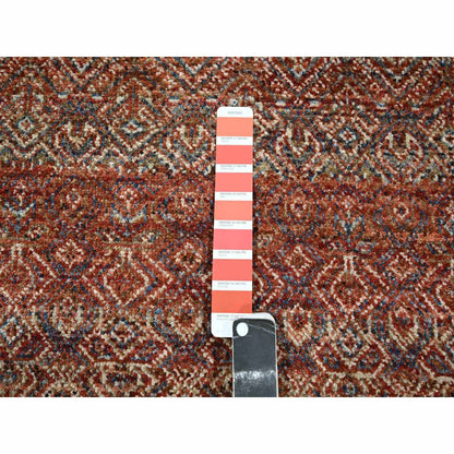 2'6"X10'2" Red Kohinoor Herat Pattern Soft Wool Hand Knotted Runner Rug