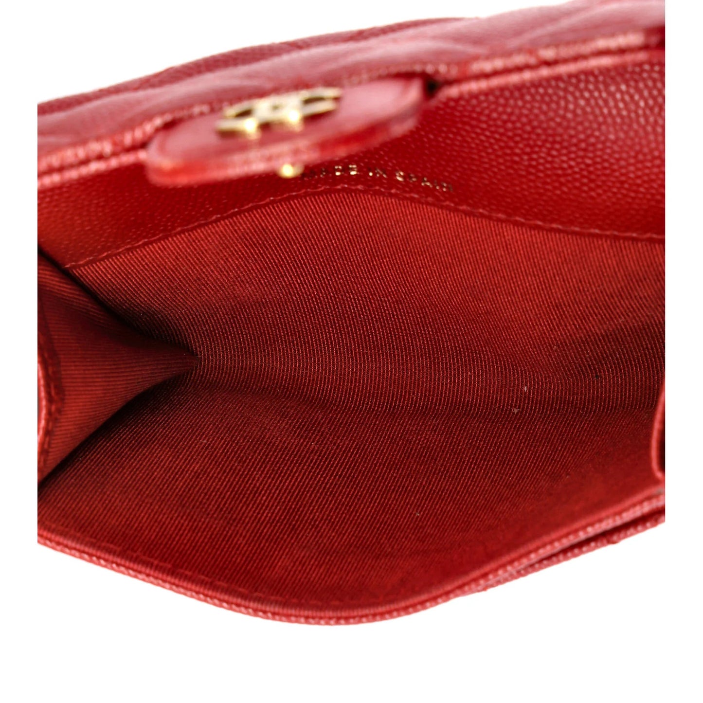 Chanel Classic Flap Card Case Quilted Caviar