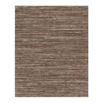8'1"X10'1" Brown Modern Design Hand Loomed Indoor Outdoor Oriental Rug
