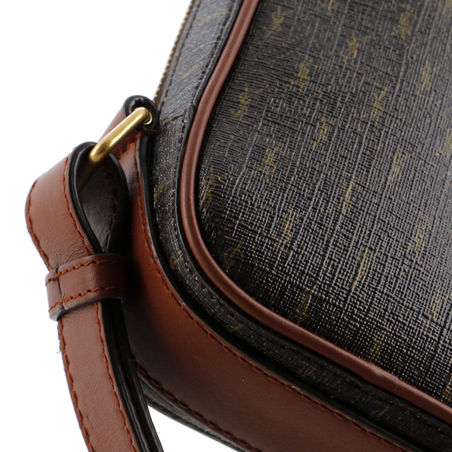 Canvas Saint Laurent Le Monogramme Crossbody Pouch Monogram All Over Coated